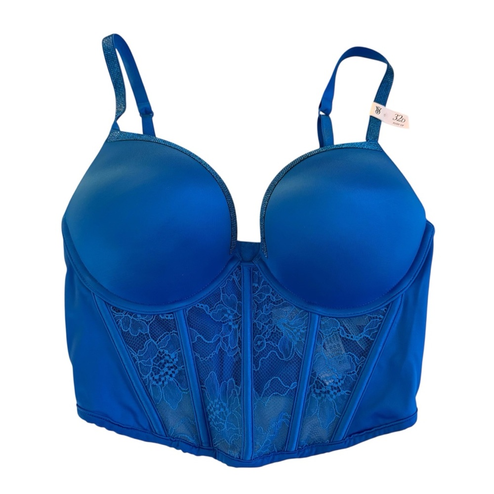 NWT Victoria’s Secret Bombshell Push Up Bra Top 32D